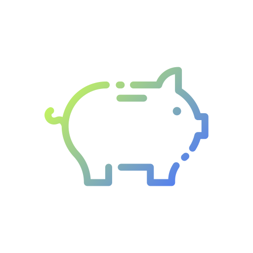 Piggybank Good Ware Gradient icon