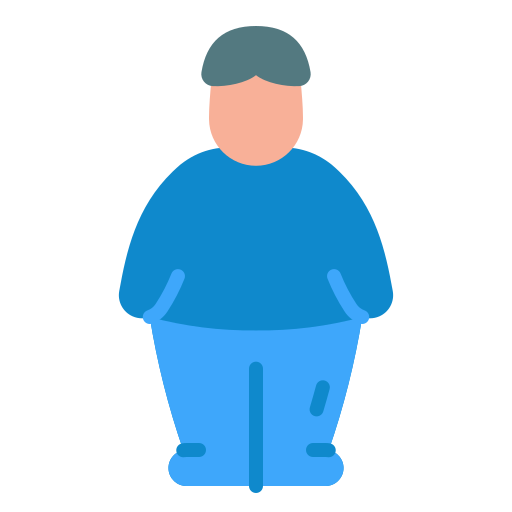 obesidad Good Ware Flat icono