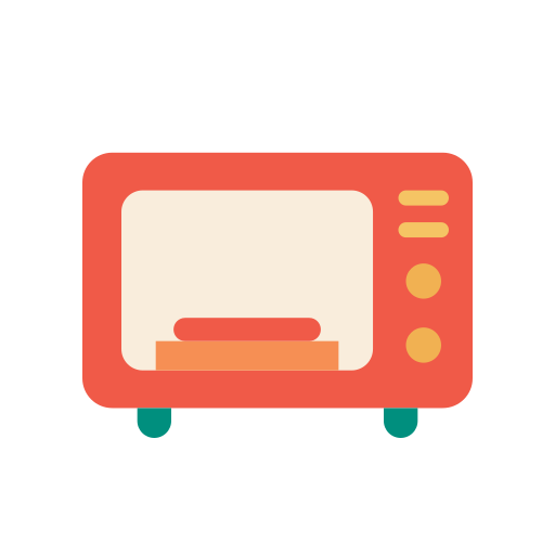 Microwave oven Good Ware Flat icon