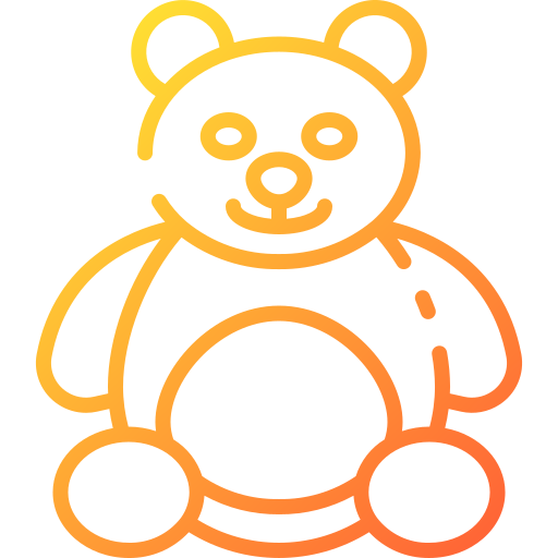Teddy bear Good Ware Gradient icon