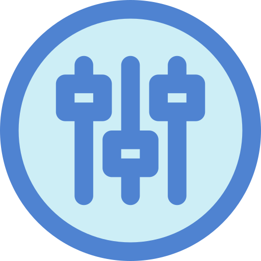 평형 장치 Generic Blue icon