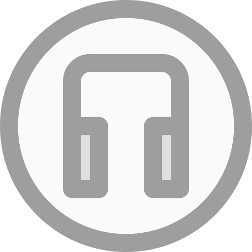 ヘッドホン Generic Grey icon
