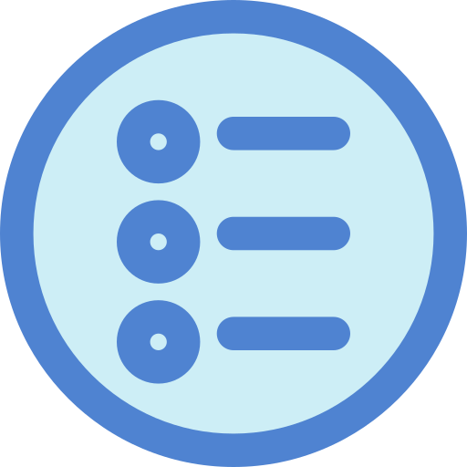 liste Generic Blue icon
