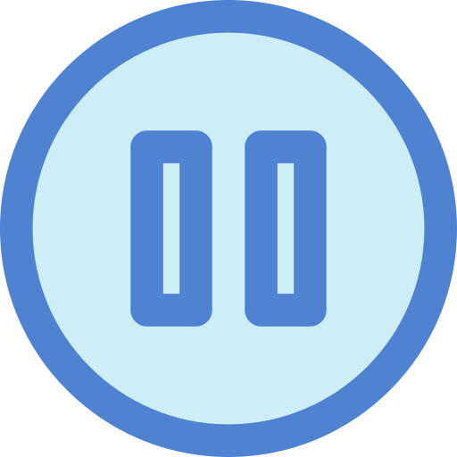 pausa Generic Blue icono