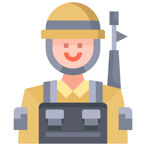 Soldier Justicon Flat icon