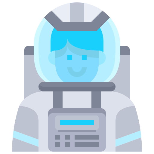 Astronaut Justicon Flat icon