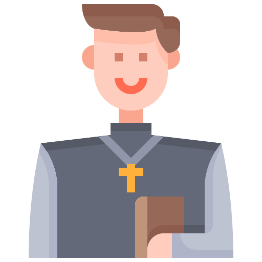 sacerdote Justicon Flat icono