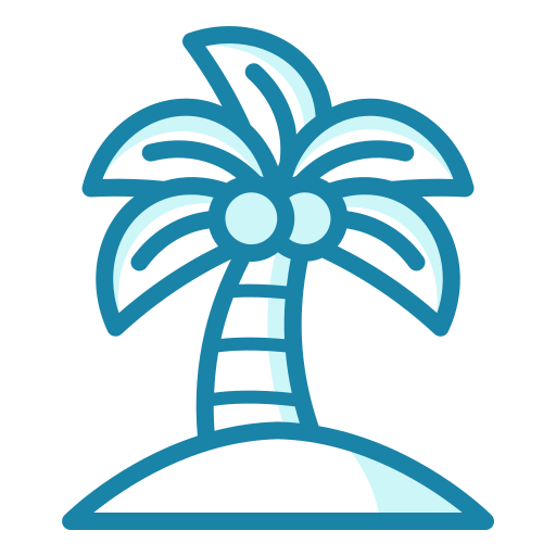 Кокосовая пальма Generic Blue иконка