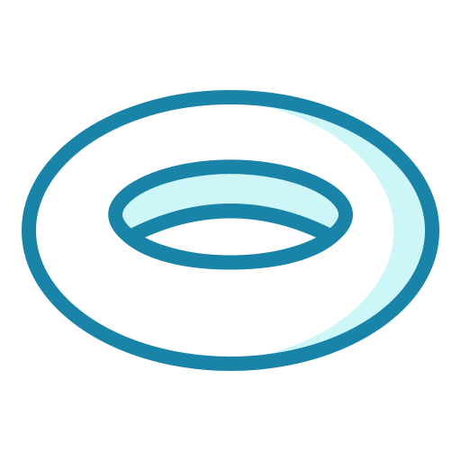 anello di gomma Generic Blue icona