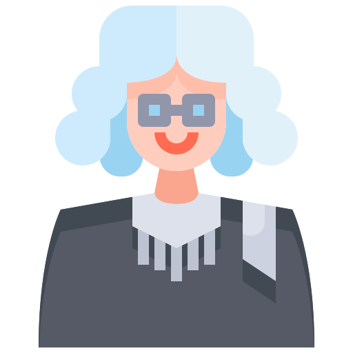 Lawyer Justicon Flat icon