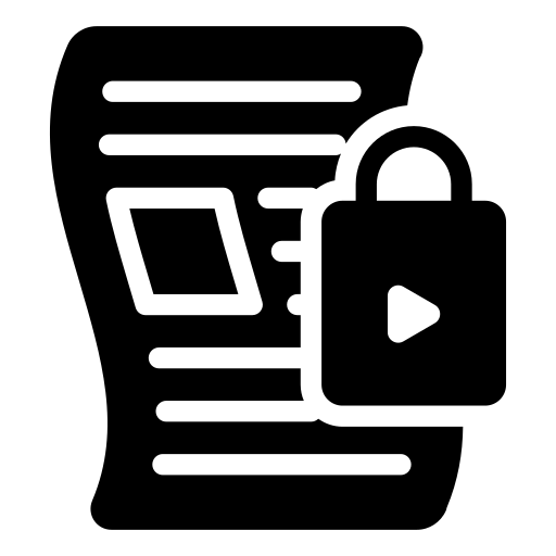 segurança de dados Generic Glyph Ícone