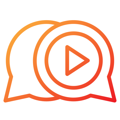 Video chat Generic Gradient icon