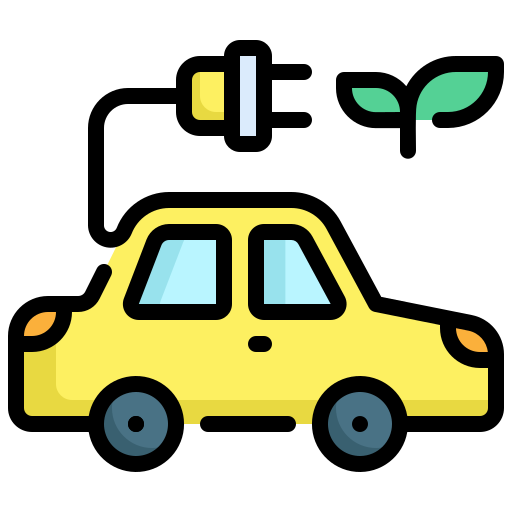 Eco car Generic Outline Color icon