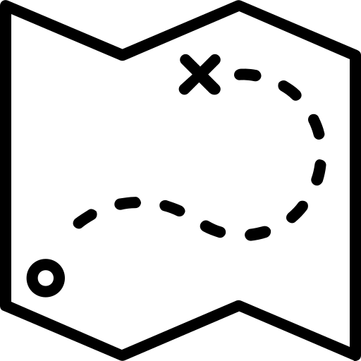 emplacement de la carte Generic Detailed Outline Icône