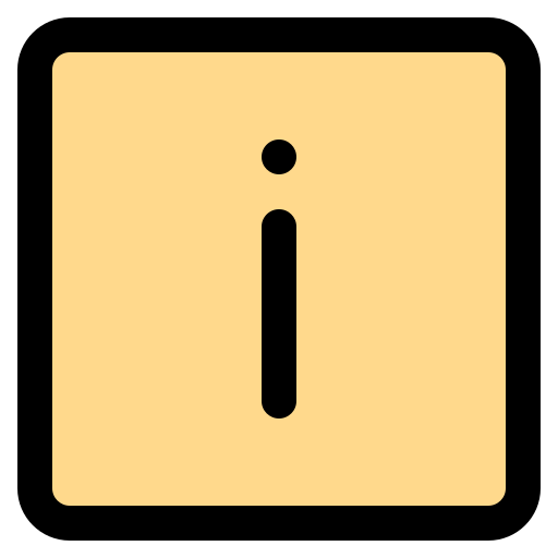 情報 Generic Outline Color icon