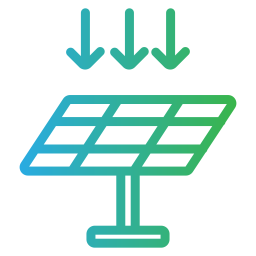 태양 전지 패널 Generic Gradient icon