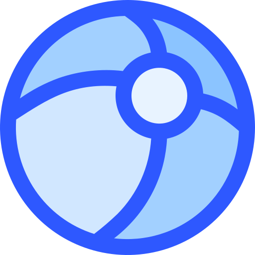 пляжный мяч Generic Blue иконка