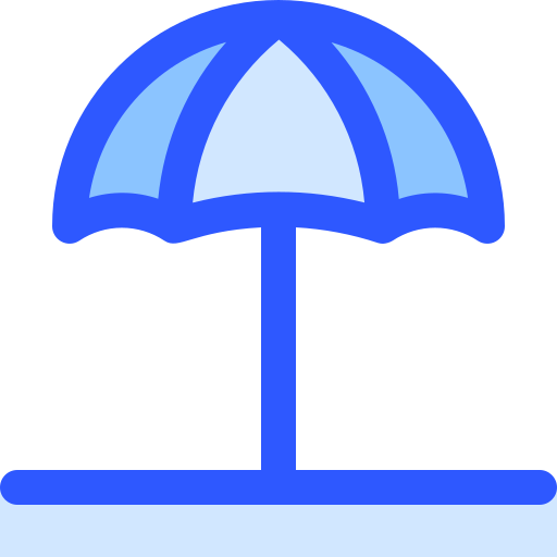 ombrellone da spiaggia Generic Blue icona