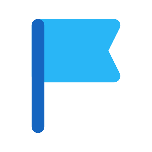 vlag Generic Blue icoon