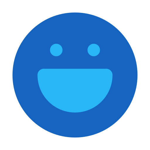 smiley Generic Blue icon