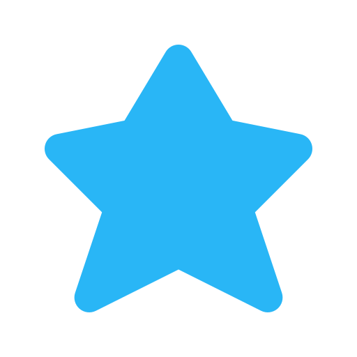 Étoile Generic Blue Icône