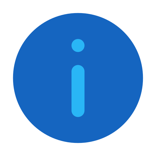 info Generic Blue icoon