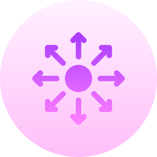 Deployment Basic Gradient Circular icon
