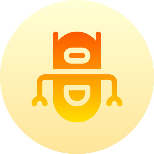 로봇 Basic Gradient Circular icon