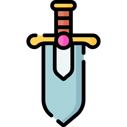 Épée Special Lineal color Icône