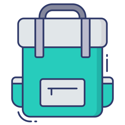 rucksack Dinosoft Lineal Color icon