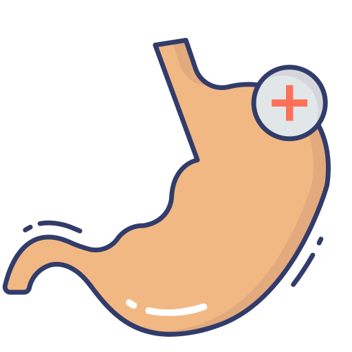 Stomach Dinosoft Lineal Color icon