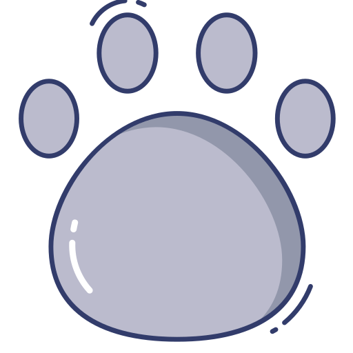Paw print Dinosoft Lineal Color icon