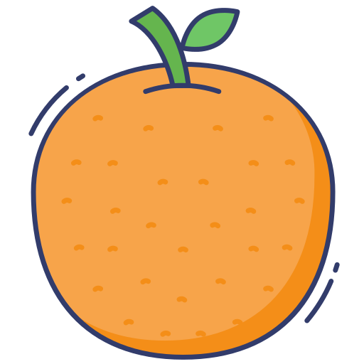 orange Dinosoft Lineal Color Icône