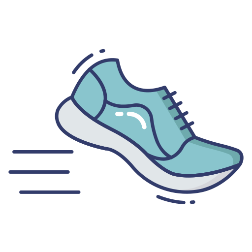 Running shoes Dinosoft Lineal Color icon