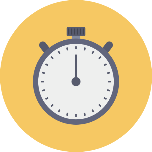 Stopwatch Dinosoft Circular icon