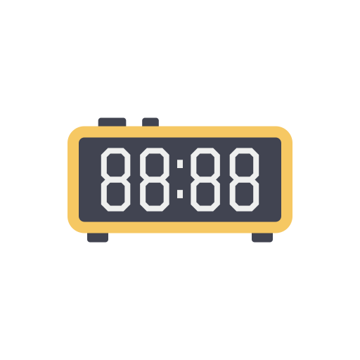 Цифровые часы Dinosoft Flat иконка