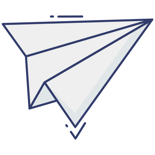 avion de papel Dinosoft Lineal Color icono