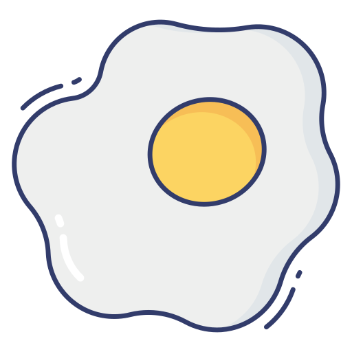 계란 후라이 Dinosoft Lineal Color icon