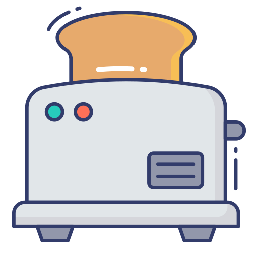 toaster Dinosoft Lineal Color icon