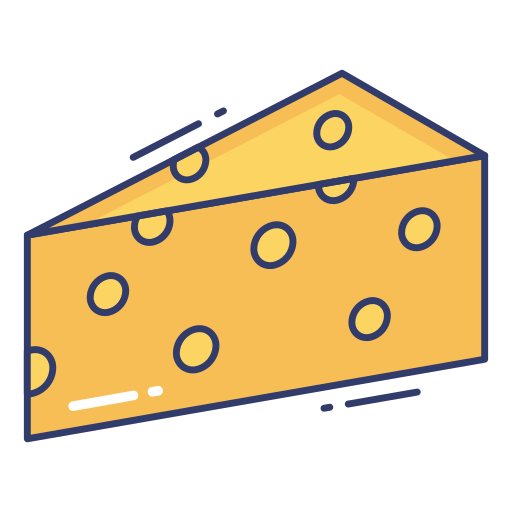치즈 Dinosoft Lineal Color icon