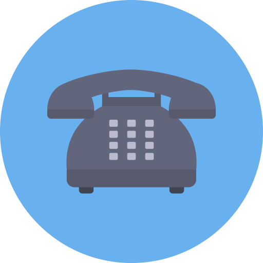 Telephone Dinosoft Circular icon