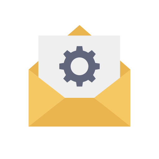 mail Dinosoft Flat icon