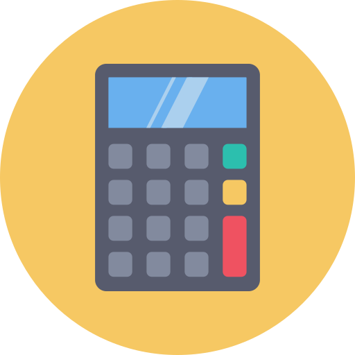 Calculator Dinosoft Circular icon