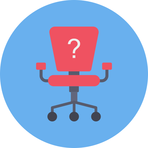 Office chair Dinosoft Circular icon