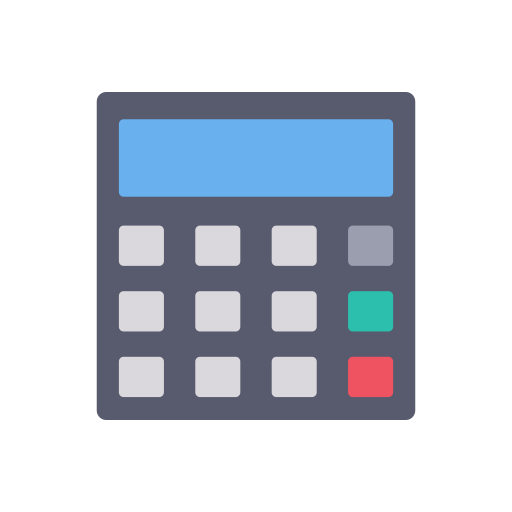 Calculator Dinosoft Flat icon