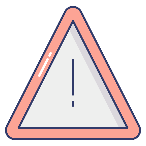 precaución Dinosoft Lineal Color icono