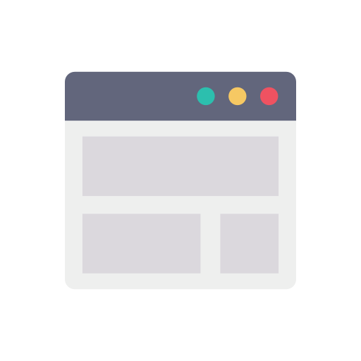 웹 디자인 Dinosoft Flat icon