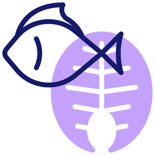 pescado Inipagistudio Lineal Color icono
