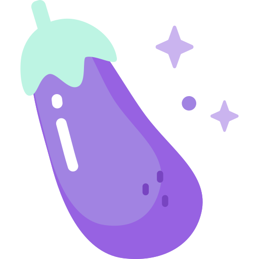 aubergine Special Candy Flat icon