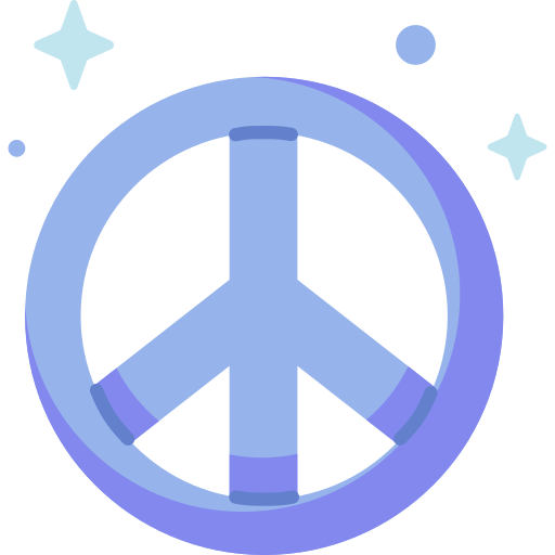 Peace symbol Special Candy Flat icon